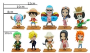 Picture of 10Pcs One-Piece Anime Figure Set.