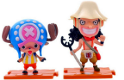 Picture of 10Pcs One-Piece Anime Figure Set.