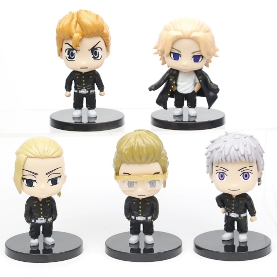 Picture of 6Pcs Japanese Anime Tokyo Revengers Anime Figure Set.