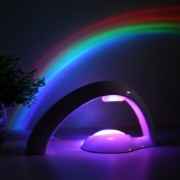 Picture of portable LED table lamp sunset lights led projector rainbow light projector lamp rainbow projector for bedroom