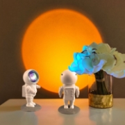 Picture of Mini Robot Sunset Red Lamp RGB Color 5W Touch Control 360 Degree Night Light Astronaut Sunset Projection LED Table Lamp