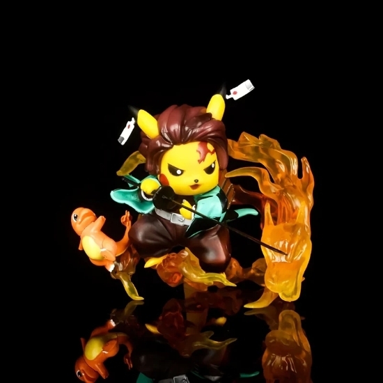 Picture of Action Figure Pikachu Demon Slayer - Tanjiro ( Charmander FIRE )