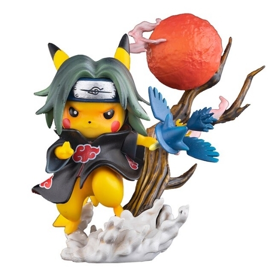 Picture of Action Figure Pikachu Naruto - Uchiha Itachi Red Moon