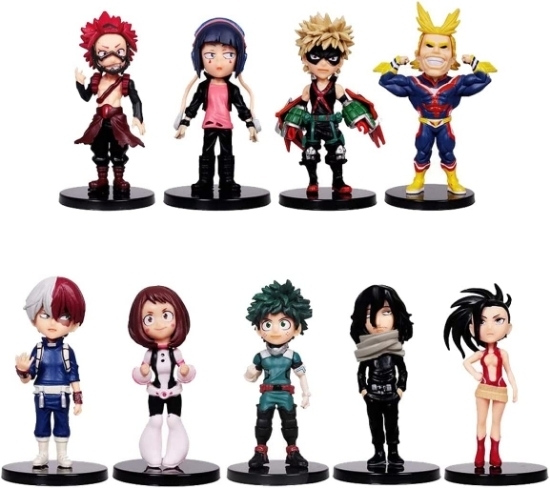 Picture of 9Pcs My Hero Academia Anime Figure Set