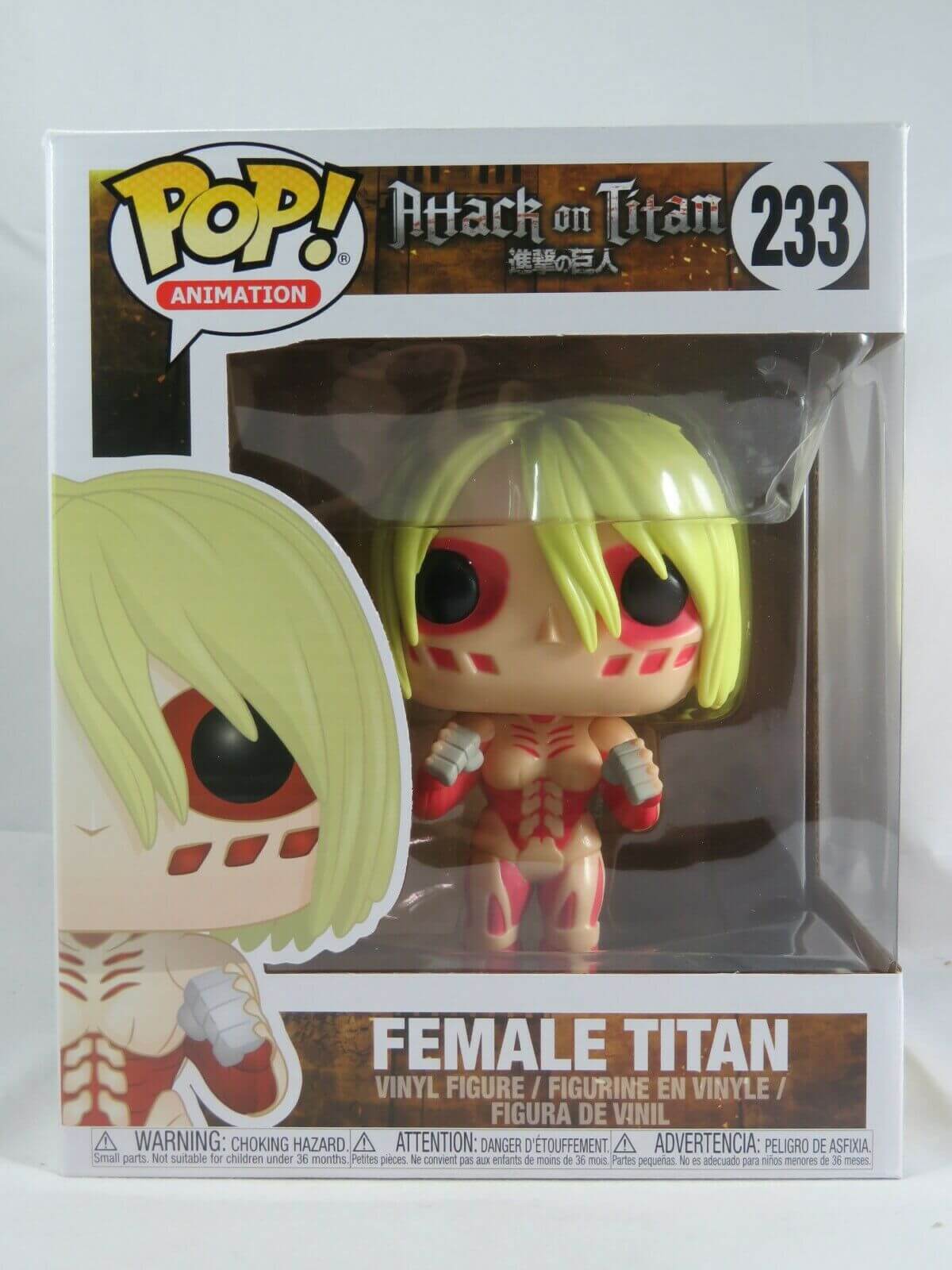 OverJoyz,FUNKO POP Attack On Titan 233 Female Titan "BIG FUNKO"