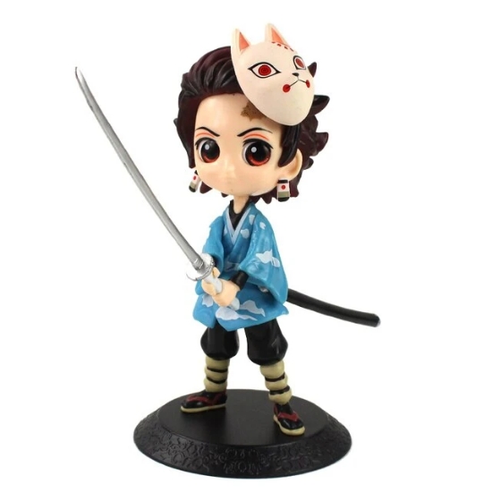 Banpresto - Demon Slayer Tanjiro Kamado with mask QPosket Figure. - Amman Jordan	