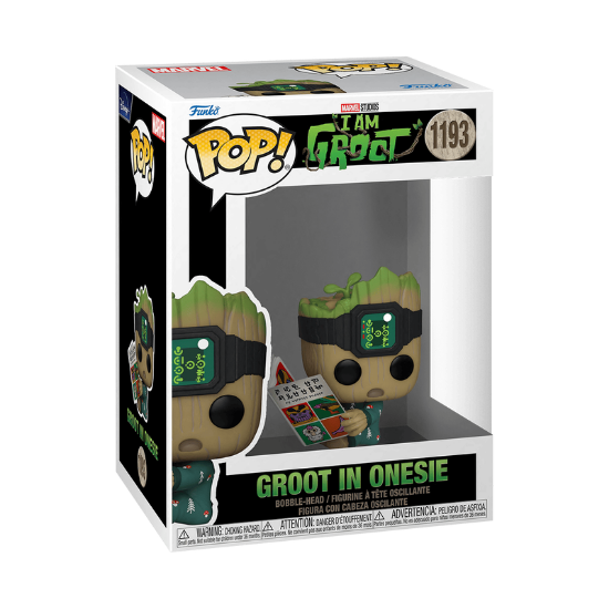 Picture of FUNKO POP MARVEL 1193 GROOT IN ONESIE WITH BOOK