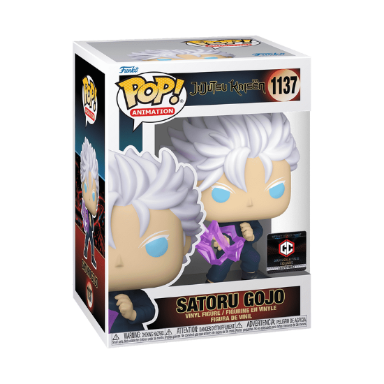 Picture of FUNKO POP Jujutsu Kaisen 1137 SATORU GOJO UNMASKED WITH HOLLOW PURPLE