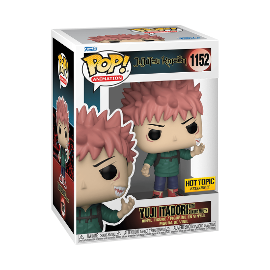 Picture of FUNKO POP Jujutsu Kaisen 1152 YUJI ITADORI WITH SUKUNA MOUTH