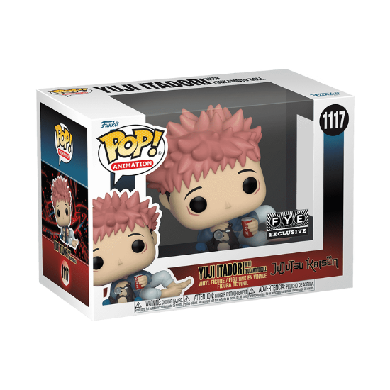 Picture of FUNKO POP Jujutsu Kaisen 1117  YUJI ITADORI WITH TSUKAMOTO DOLL