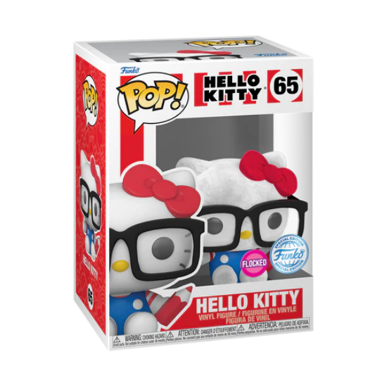 Picture of FUNKO POP Hello Kitty 65 WITH GLASSES (FLOCKED)