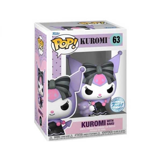 Picture of FUNKO POP Hello Kitty 63 KUROMI WITH BAKU