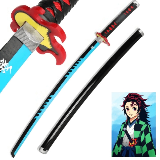 Picture of Sword Demon Slayer Tanjirou BLACK NICHIRIN Katana 