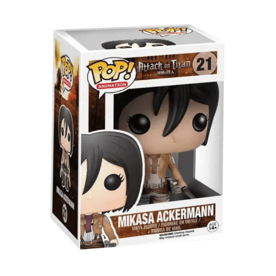 FUNKO POP Attack on Titan 21 mikasa ackerman