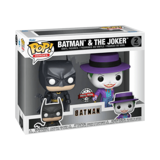 FUNKO POP Batman & The Joker ( 2 ) BATMAN Metallic