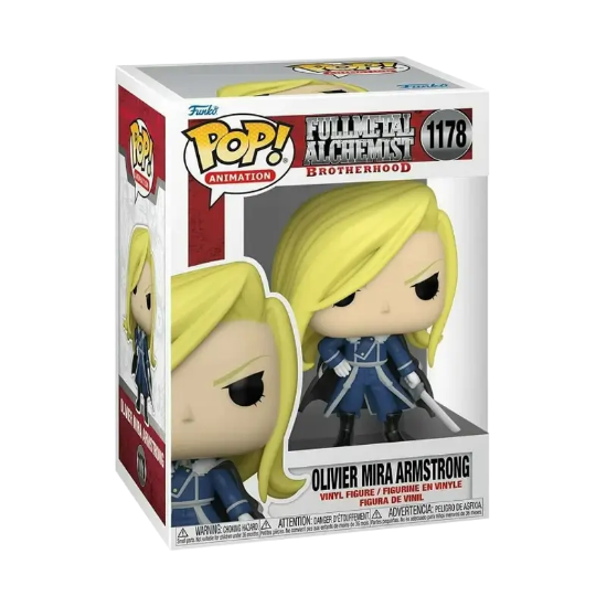 Picture of FUNKO POP FULLMETAL ALCHEMIST 1178 Brotherhood- Olivier Armstr w/ Sword