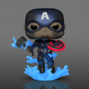 Picture of FUNKO POP Marvel 1198 Captain America (Metallic Glows in the Dark Special Edition)