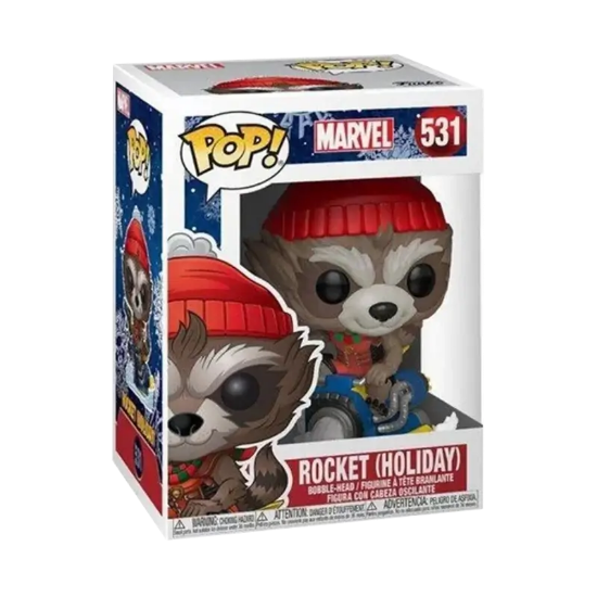 Picture of FUNKO POP Marvel 531 Rocket (Holiday)