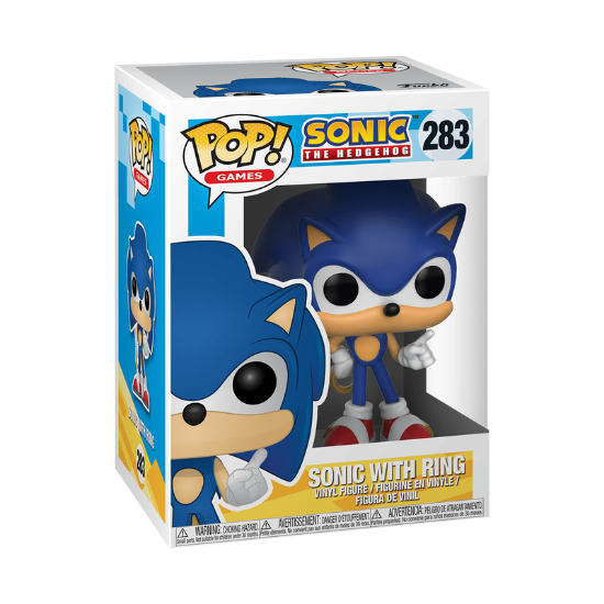 Picture of FUNKO POP SONIC THE HEDGEHOG 283 SONIC WITH RING