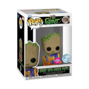 Picture of FUNKO POP MARVEL 1196 GROOT WITH CHEESE PUFFS (FLOCKED)