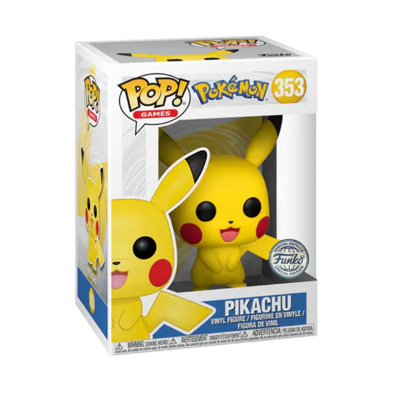 Picture of FUNKO POP pokemon 353  Pikachu  Special Edition