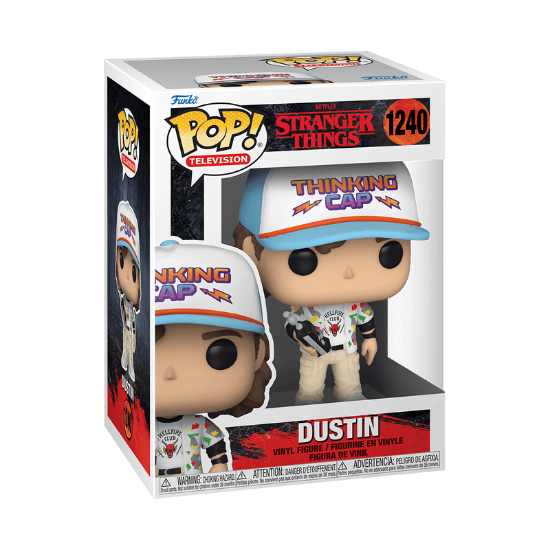 Picture of FUNKO POP Stranger Things 1240 DUSTIN IN THINKING CAP